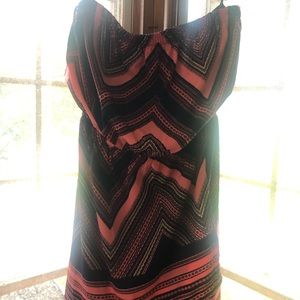 Express strapless dress